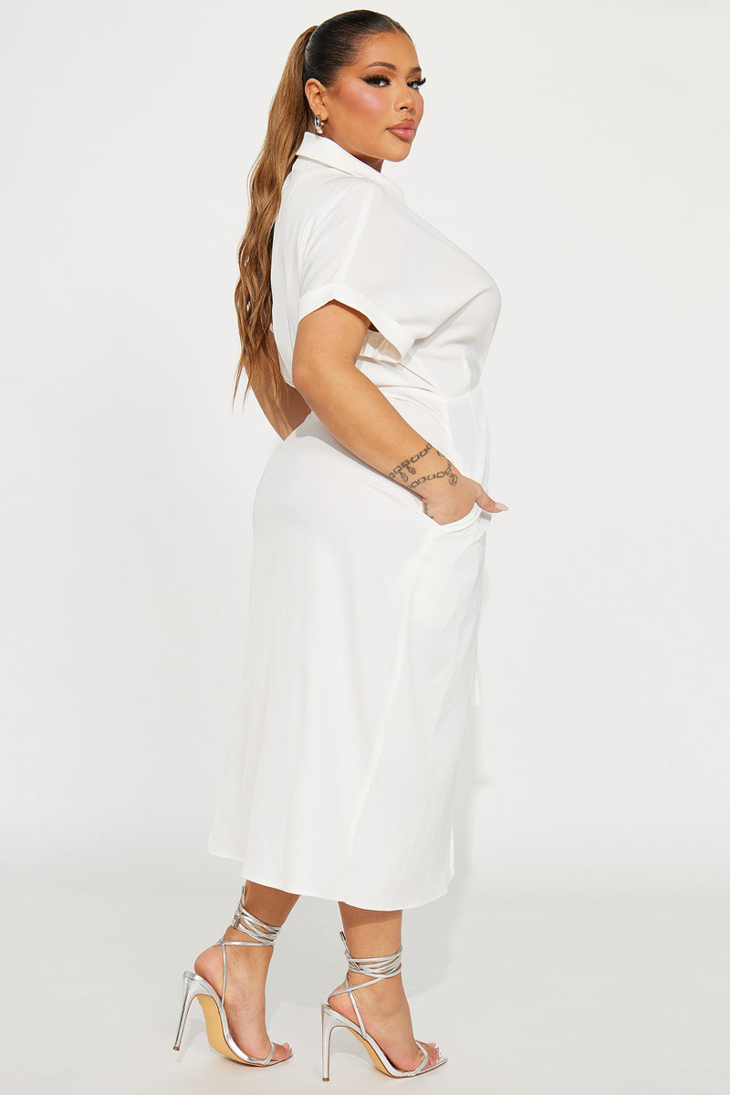 Lucy Midi Wrap Dress