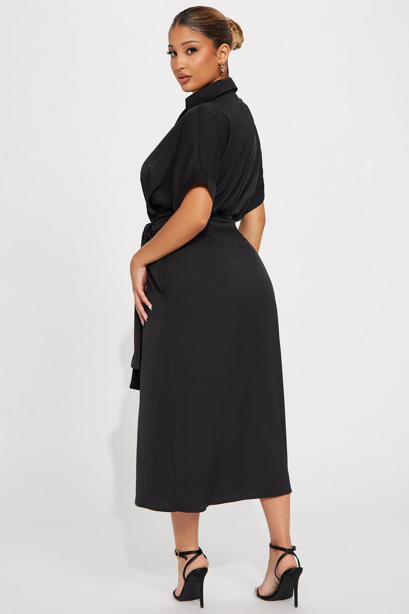 Lucy Midi Wrap Dress