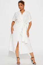 Lucy Midi Wrap Dress